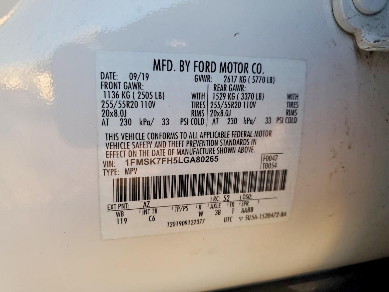 2020 Ford Explorer Limited