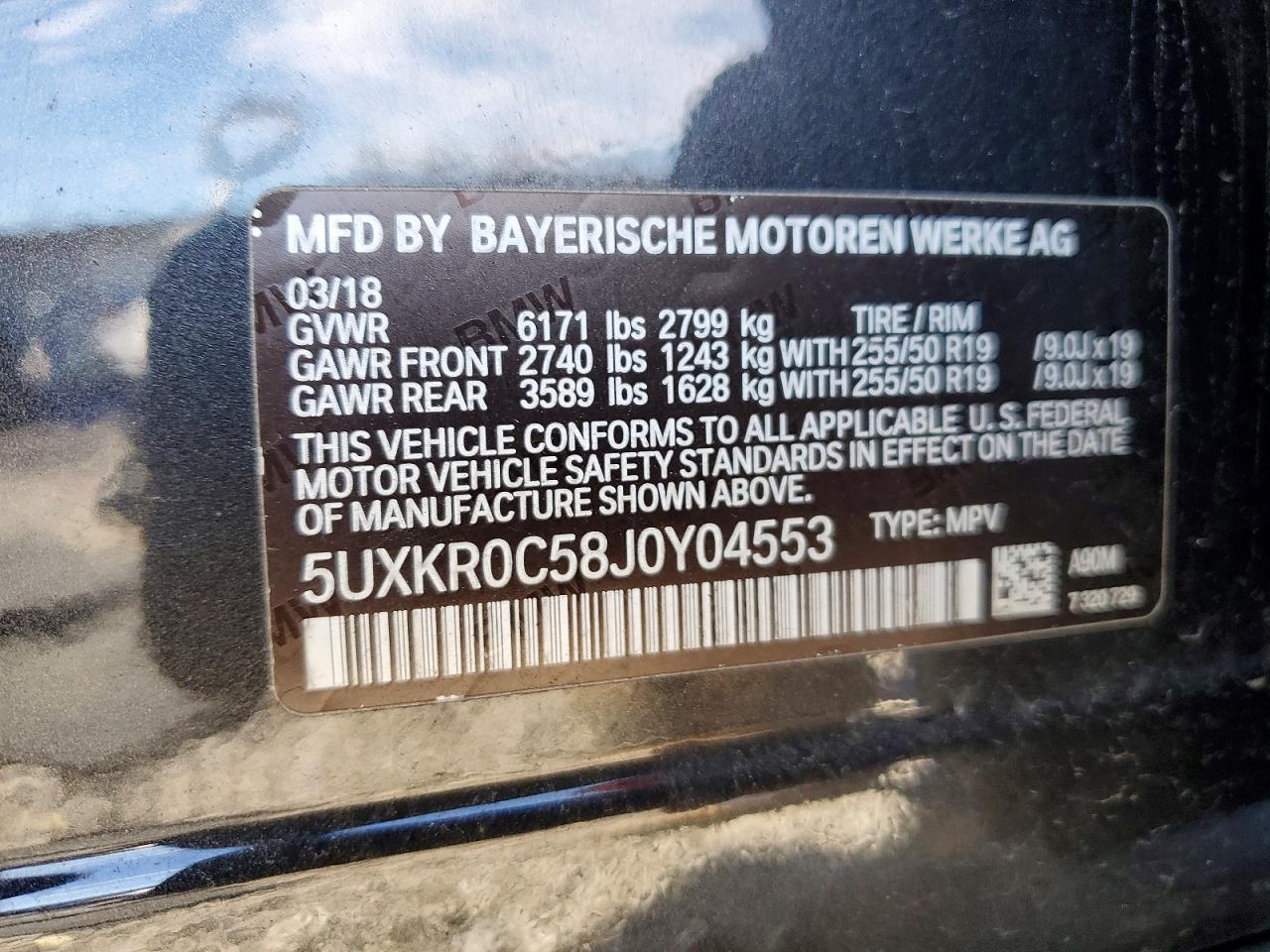 2018 BMW X5 Xdrive35i