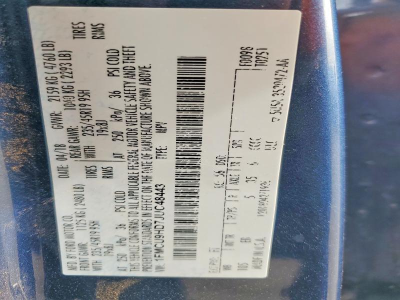 2018 Ford Escape sel