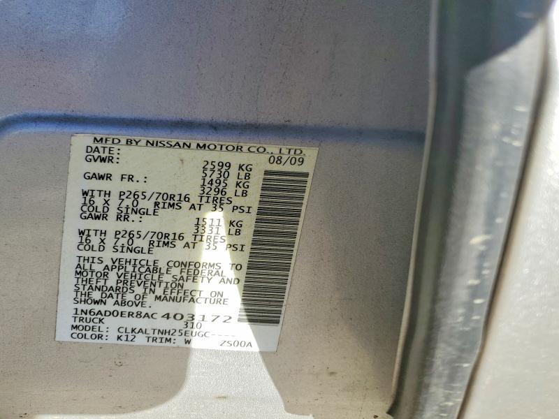 2010 Nissan Frontier SE V6