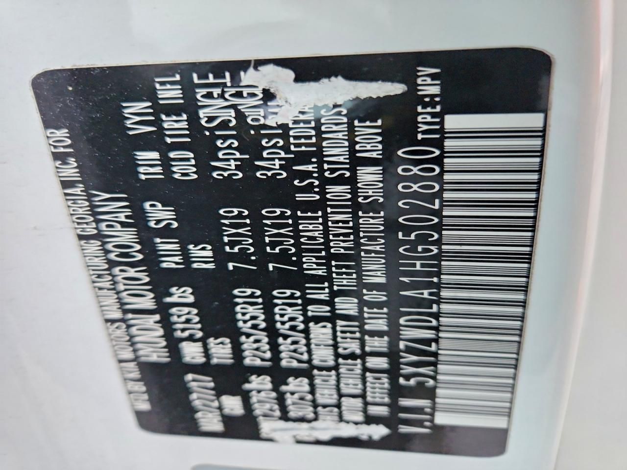 2017 Hyundai Santa fe Sport