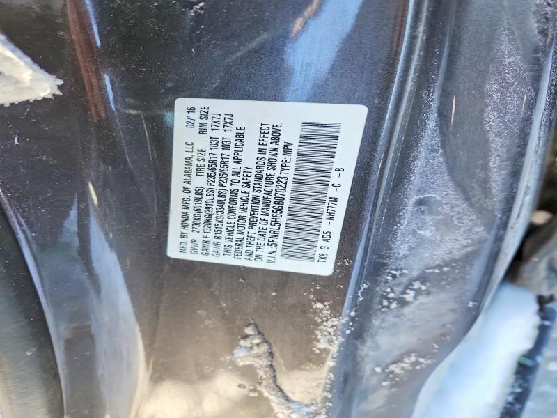 2016 Honda Odyssey exl