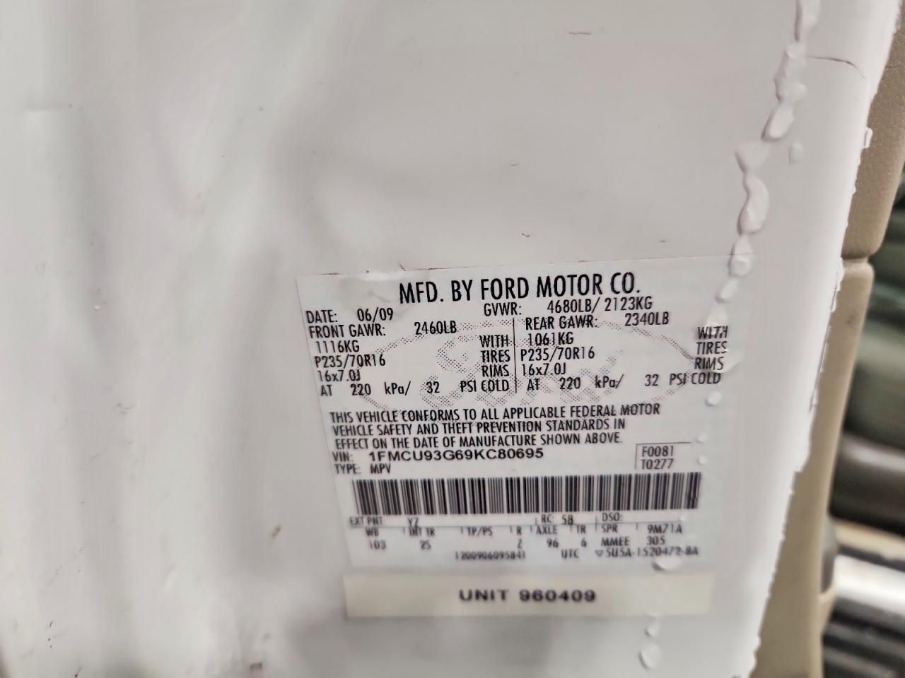 2009 Ford Escape xlt