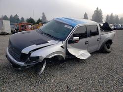 Salvage cars for sale from Copart Graham, WA: 2012 Ford F150 SVT Raptor