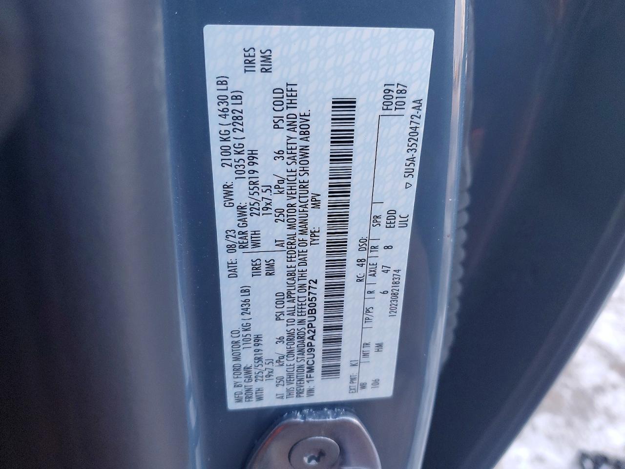 2023 Ford Escape st Line Elite