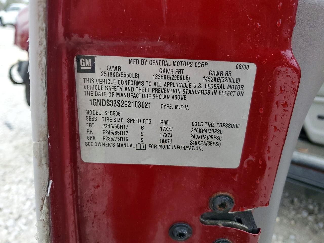 2009 Chevrolet Trailblazer lt