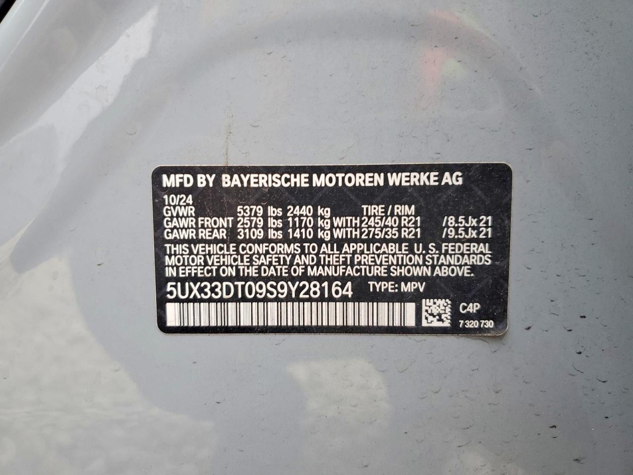 2025 BMW X4 Xdrive30i