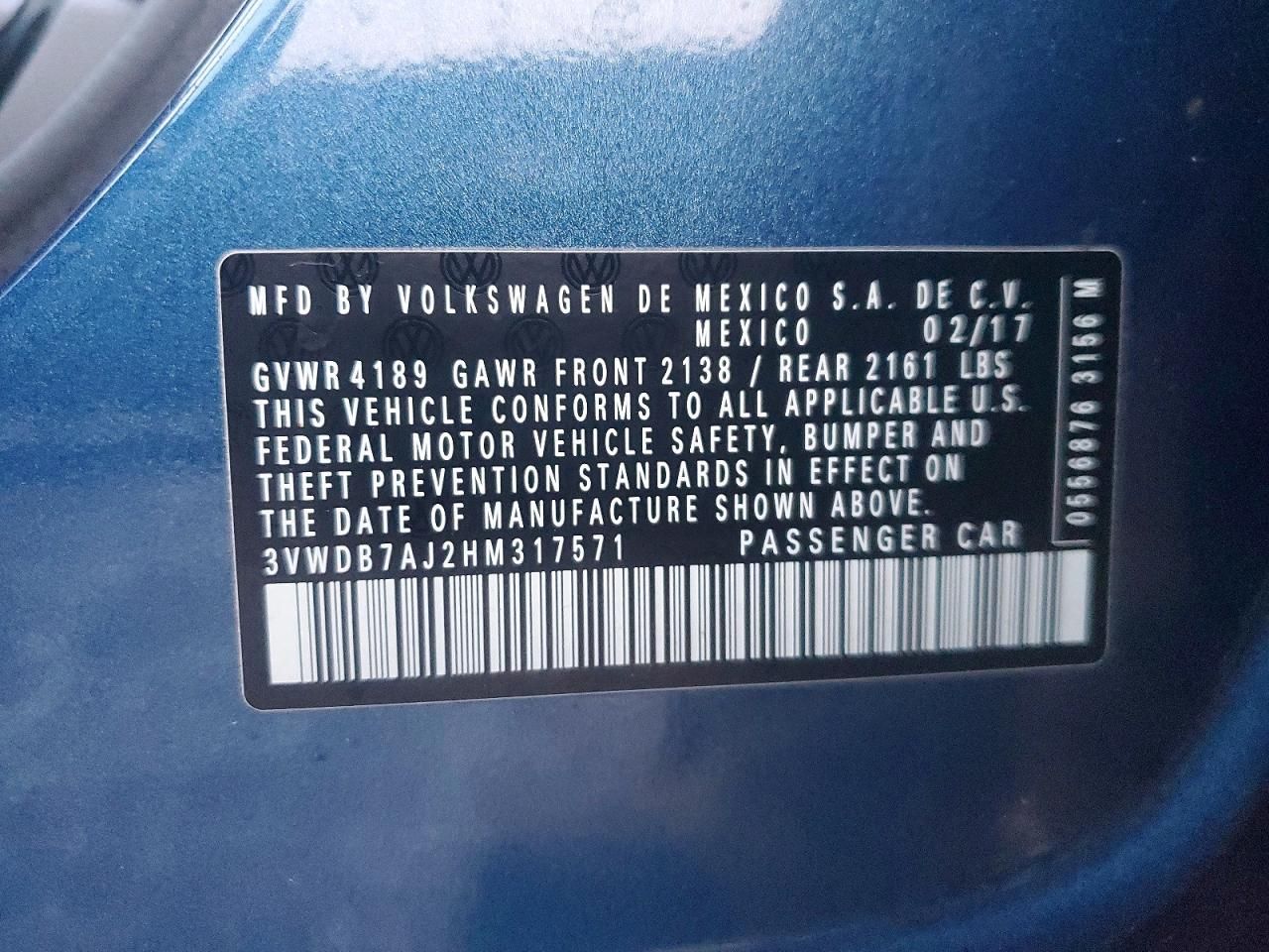 2017 Volkswagen Jetta se