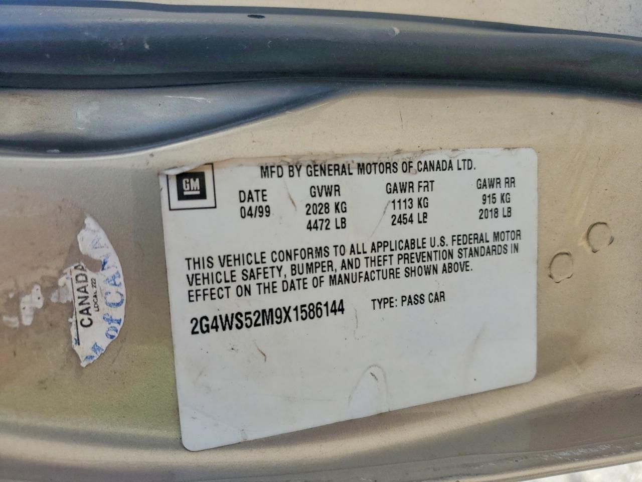 1999 Buick Century Custom