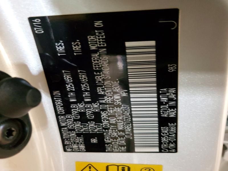 2016 Lexus Nx 200t Base