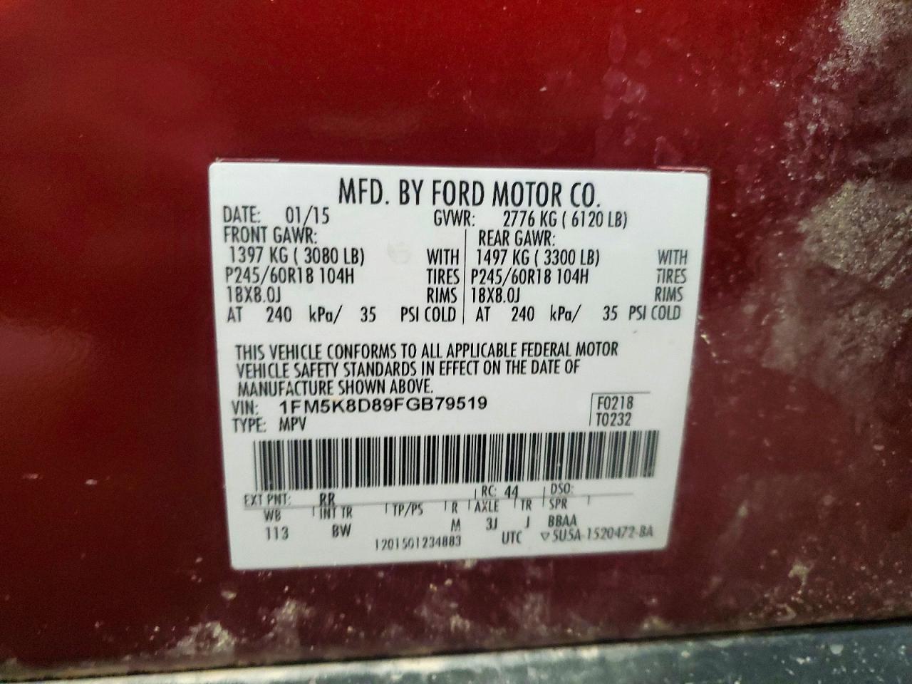 2015 Ford Explorer xlt