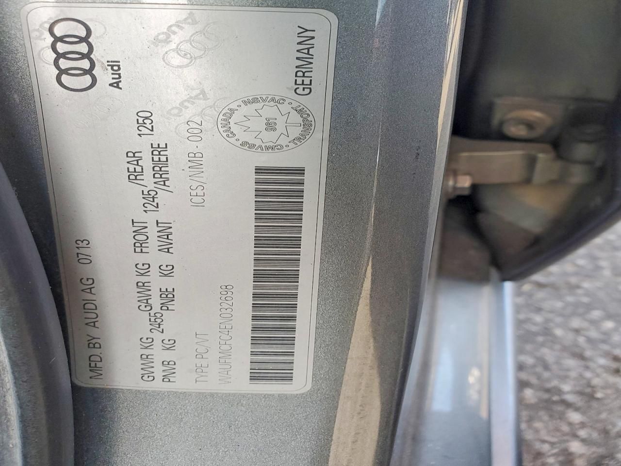 2014 Audi A6 Premium Plus