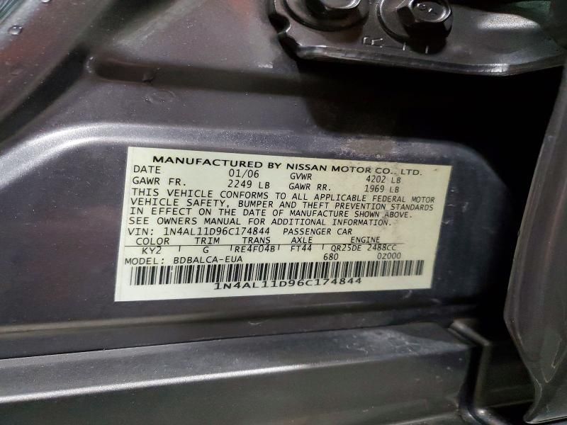 2006 Nissan Altima s