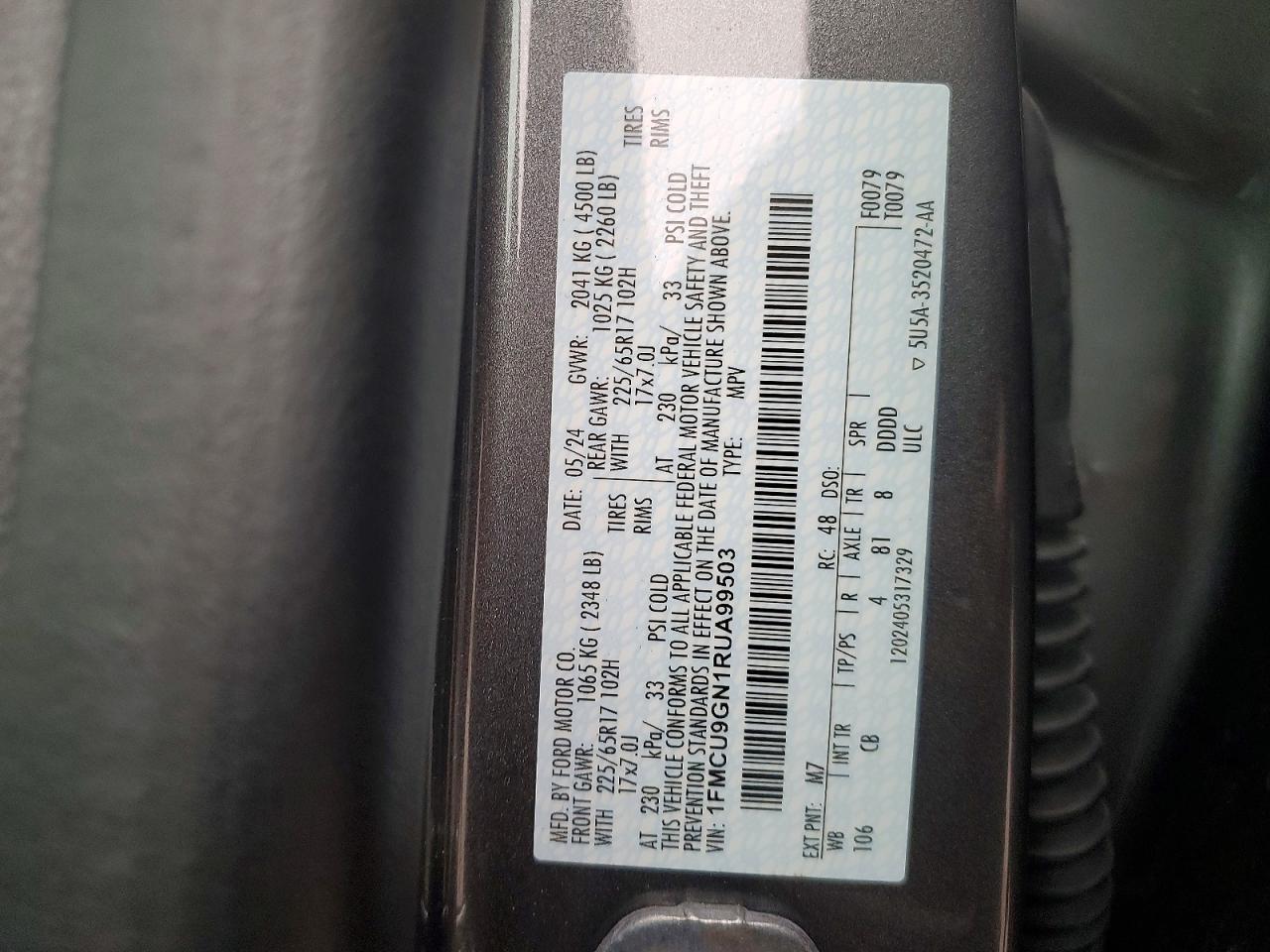 2024 Ford Escape Active