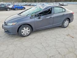 Salvage cars for sale from Copart Hurricane, WV: 2015 Honda Civic lx