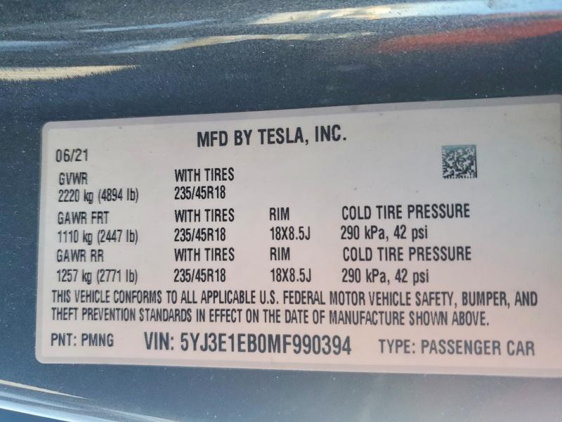 2021 Tesla Model 3
