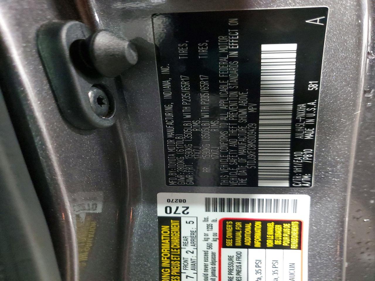 2021 Toyota Sienna xle