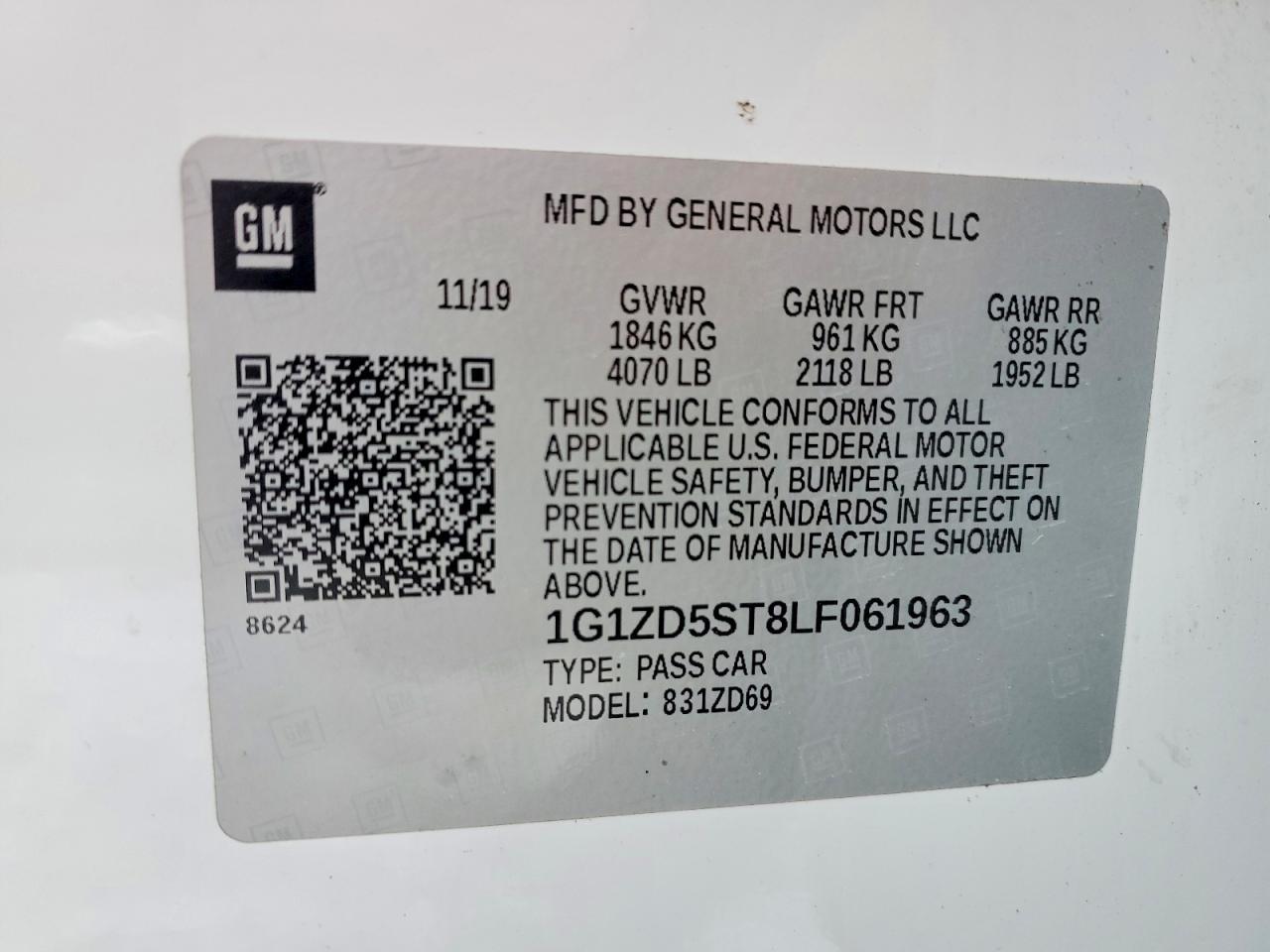 2020 Chevrolet Malibu lt