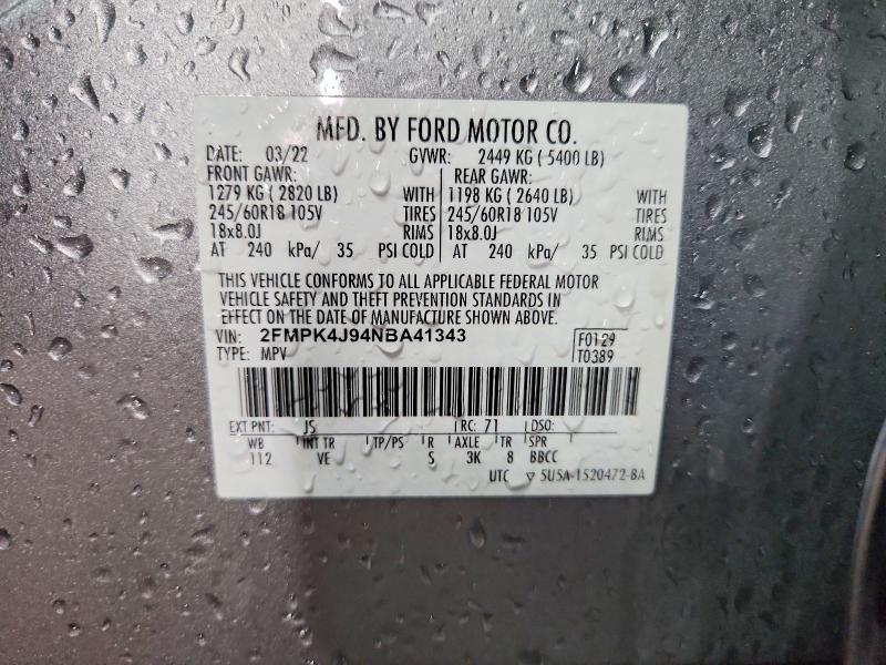 2022 Ford Edge sel