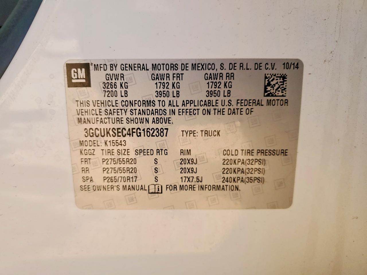 2015 Chevrolet Silverado K1500 LTZ