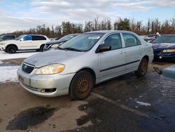 Vehiculos salvage en venta de Copart Brookhaven, NY: 2005 Toyota Corolla ce