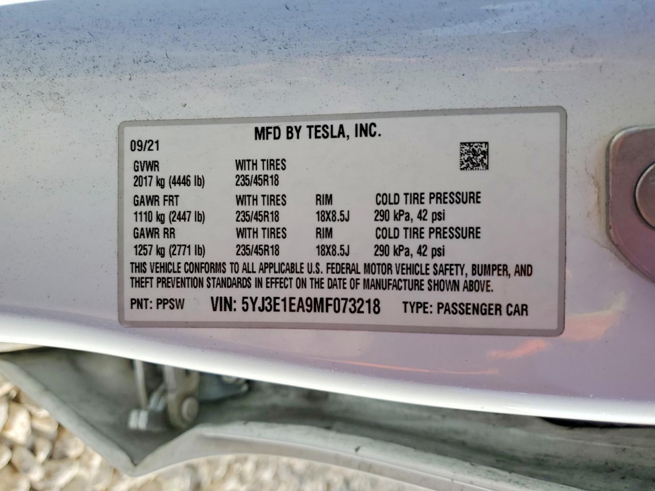 2021 Tesla Model 3