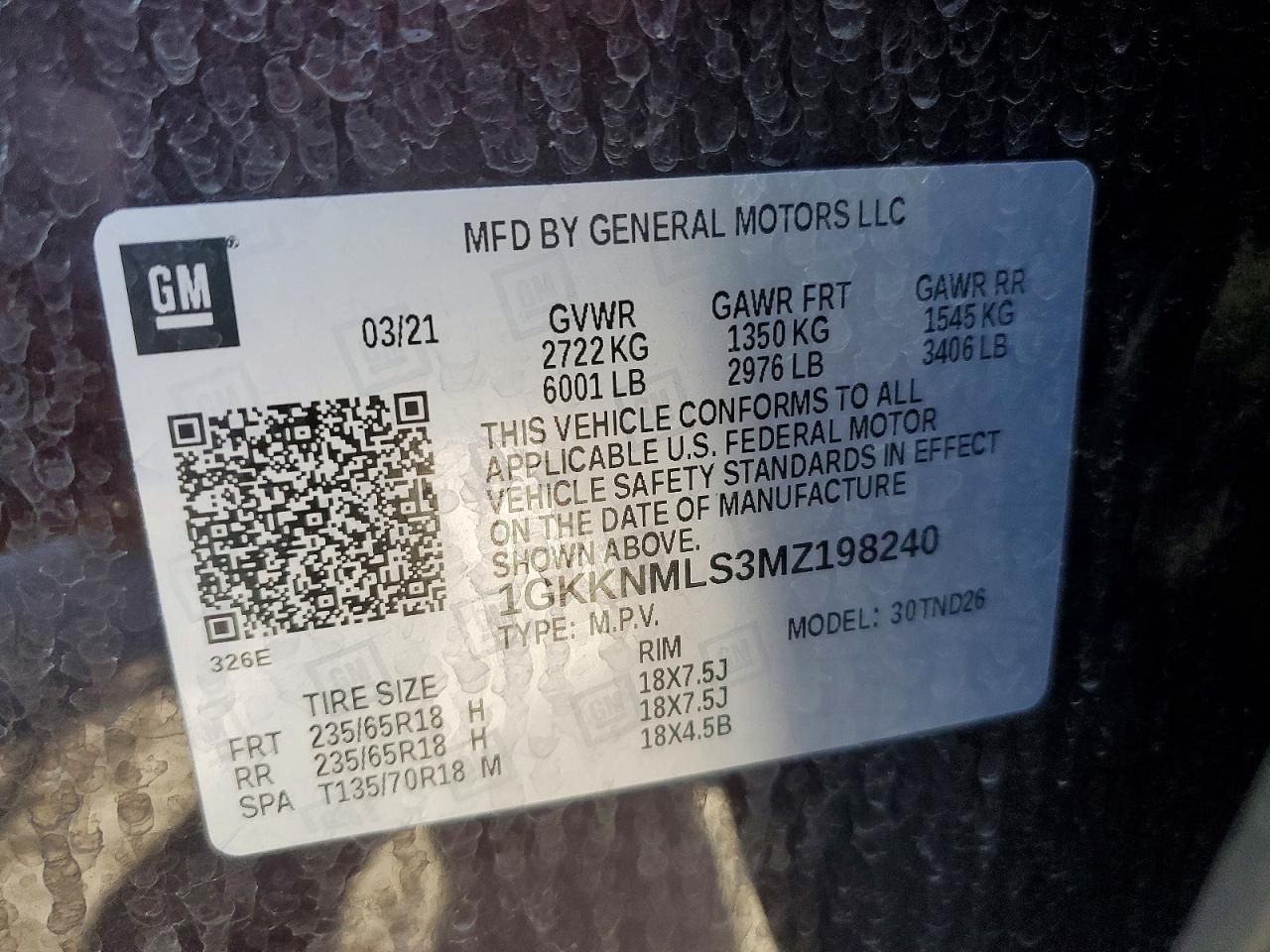 2021 GMC Acadia slt