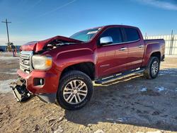Salvage trucks for sale at Andrews, TX auction: 2016 GMC Canyon SLT