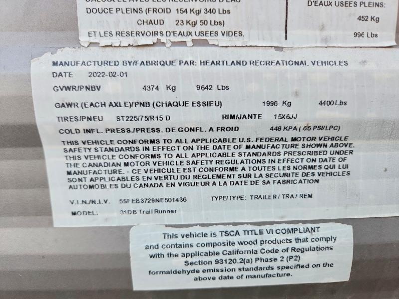 2022 Trailers Heartland