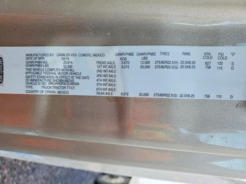 2020 Freigliner 2020 Freightliner Cascadia 126 Semi Truck