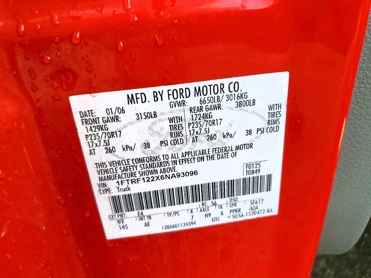 2006 Ford F150