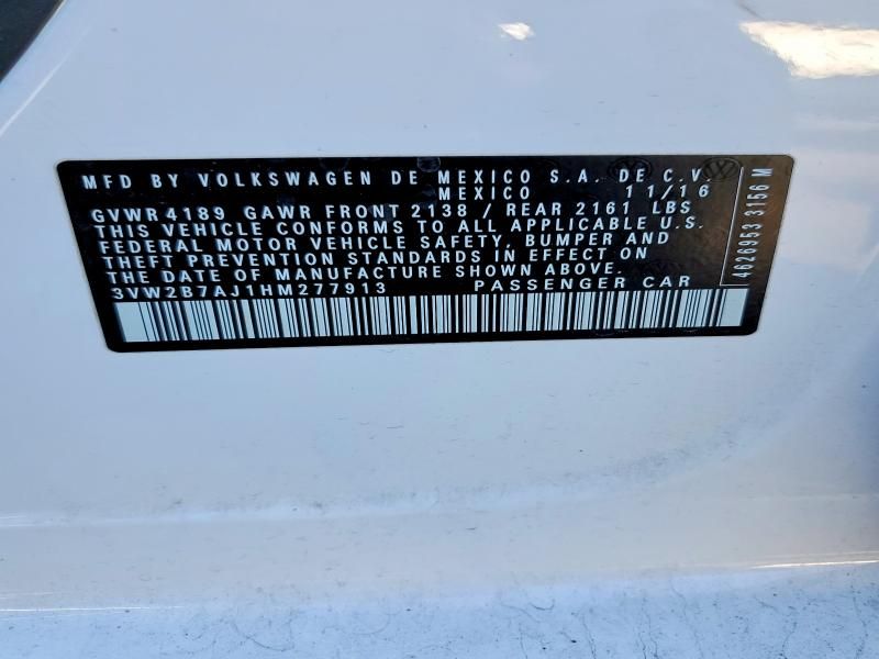 2017 Volkswagen Jetta s