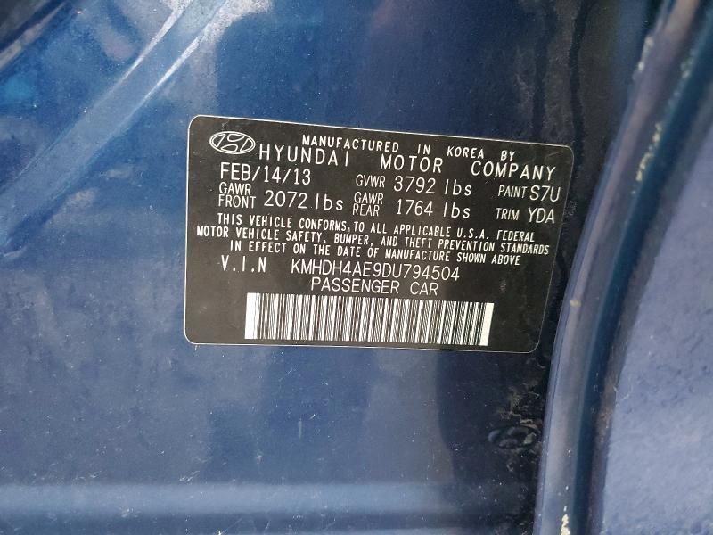 2013 Hyundai Elantra gls