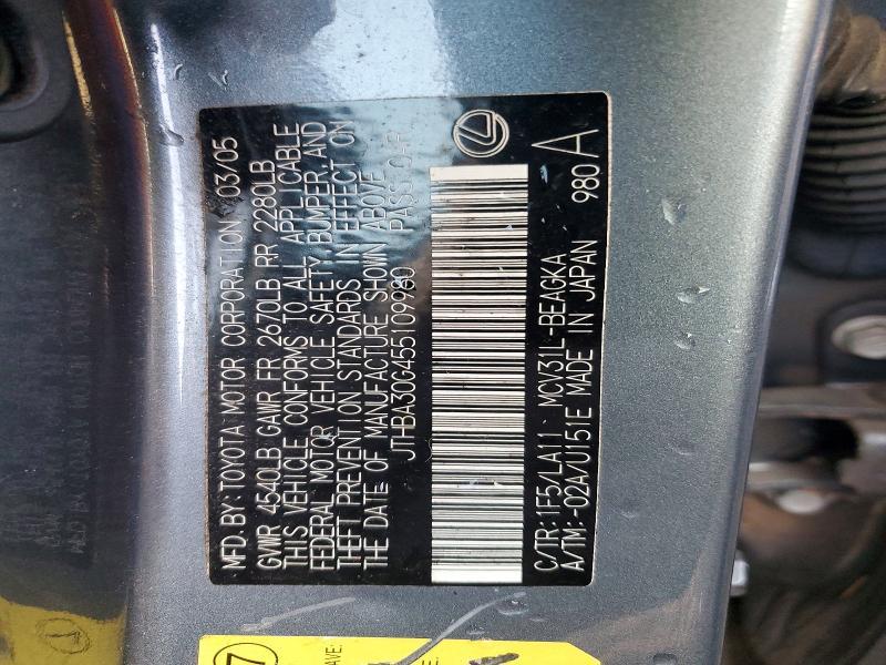 2005 Lexus Es 330 Base