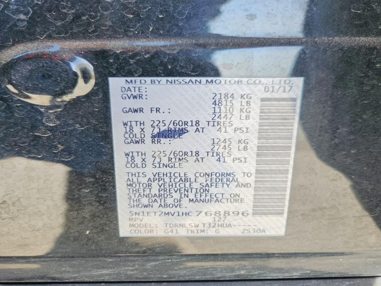 2017 Nissan Rogue sv Hybrid