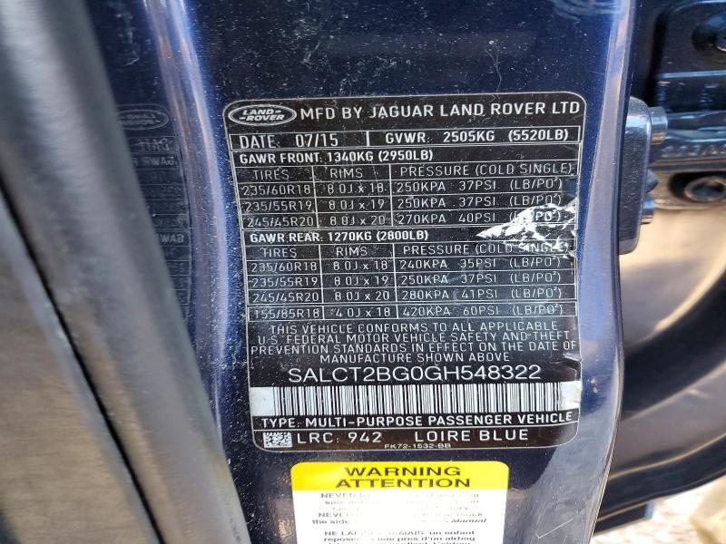 2016 Land Rover Discovery Sport hse Luxury