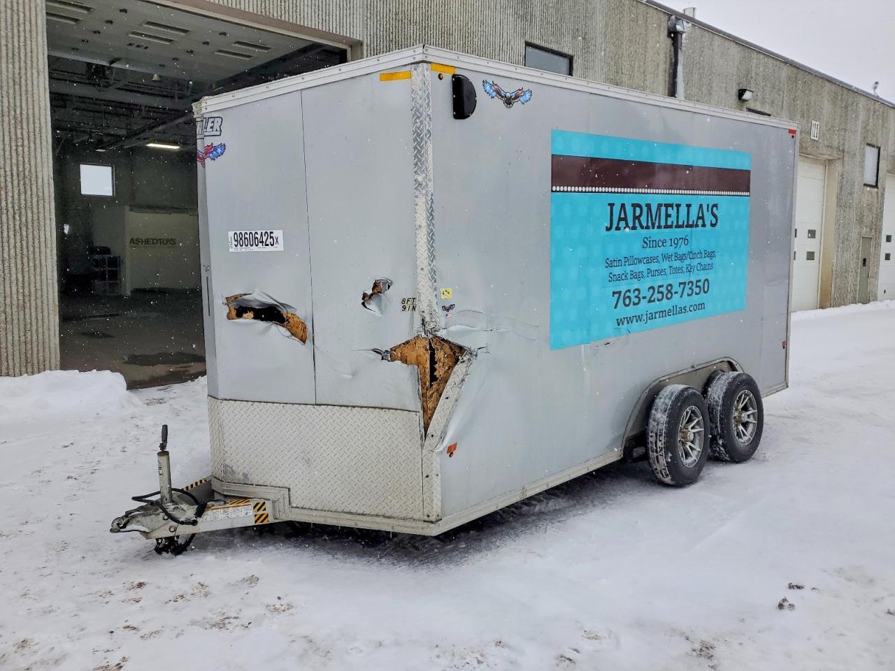2018 Alcom Enclosed Cargo Trailer