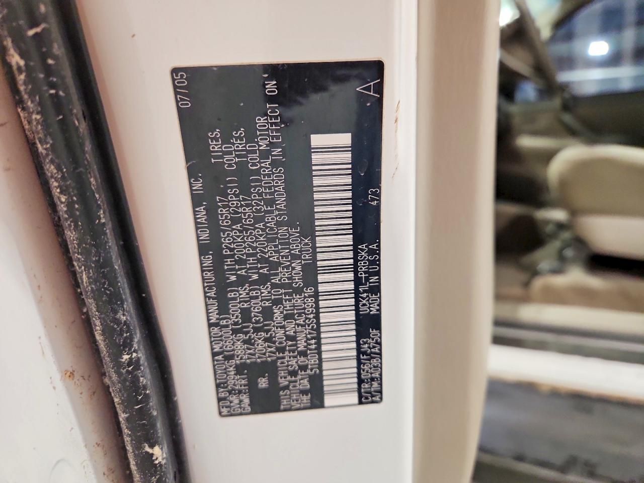 2005 Toyota Tundra Double Cab SR5