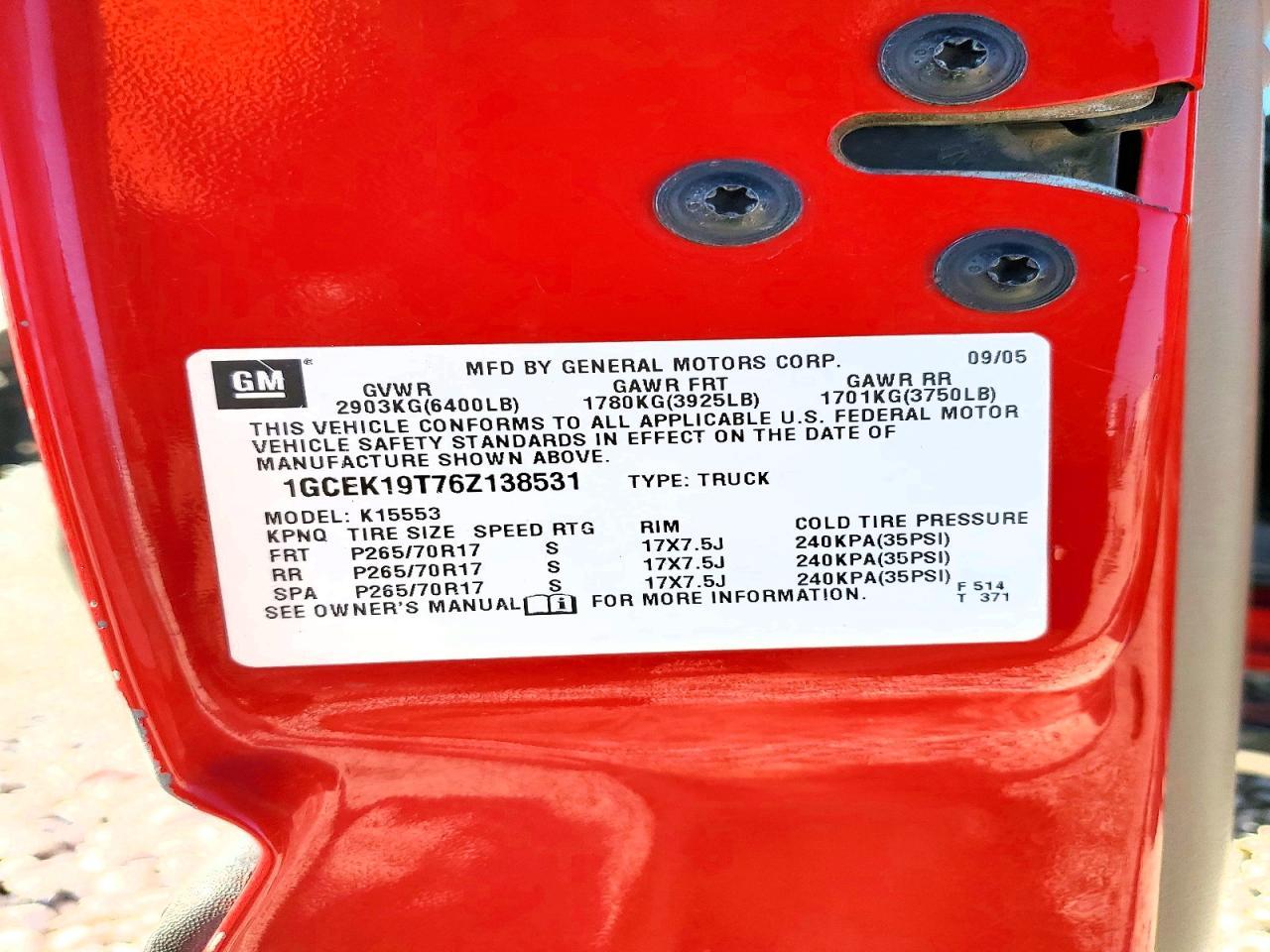 2006 Chevrolet Silverado K1500