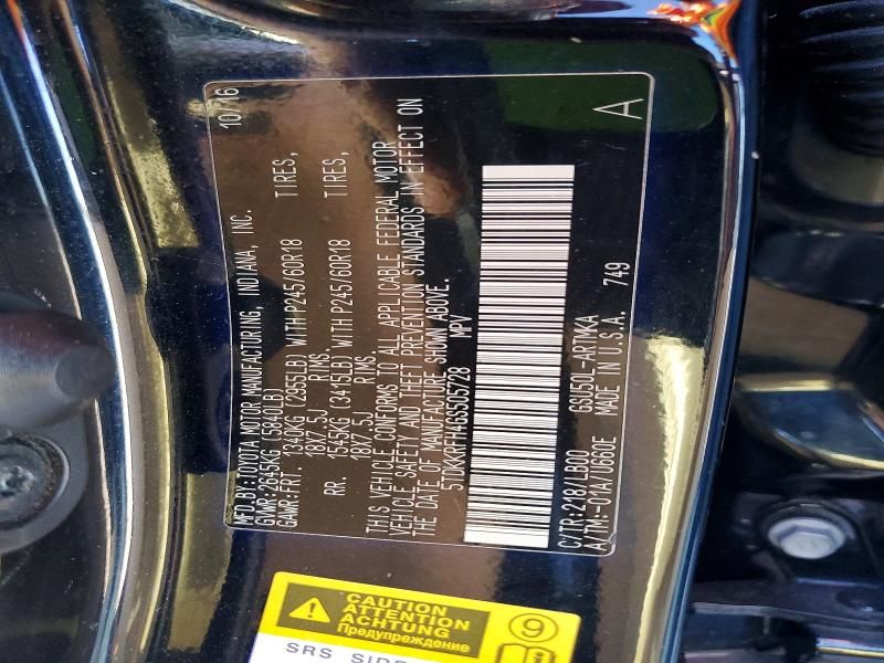 2016 Toyota Highlander xle