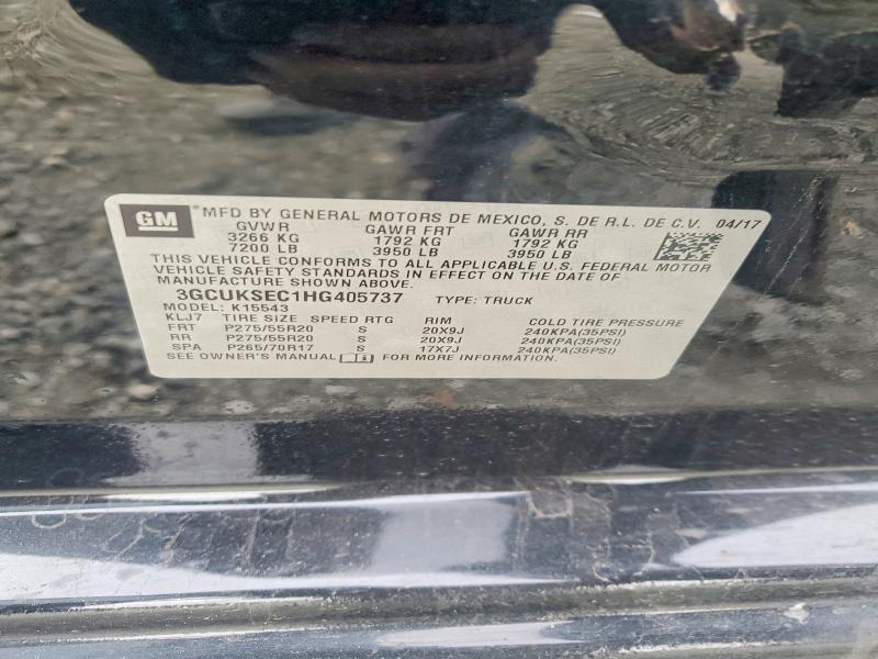 2017 Chevrolet Silverado K1500 ltz