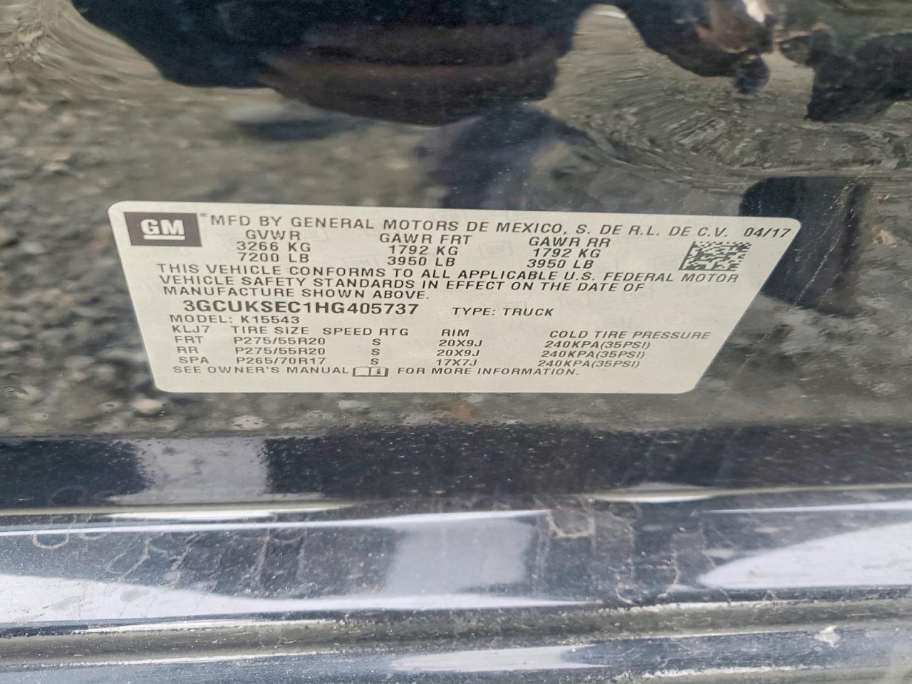 2017 Chevrolet Silverado K1500 LTZ
