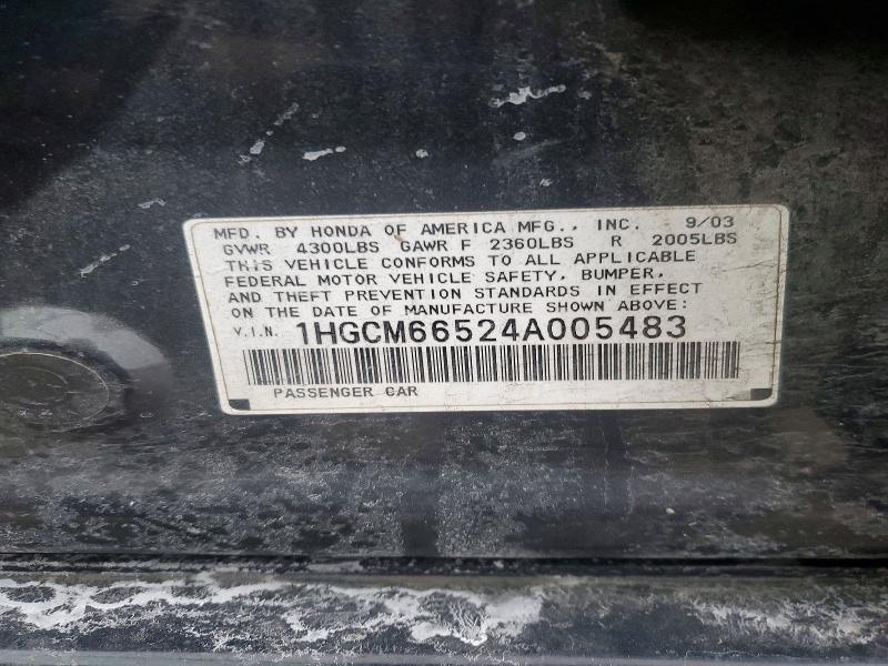 2004 Honda Accord ex