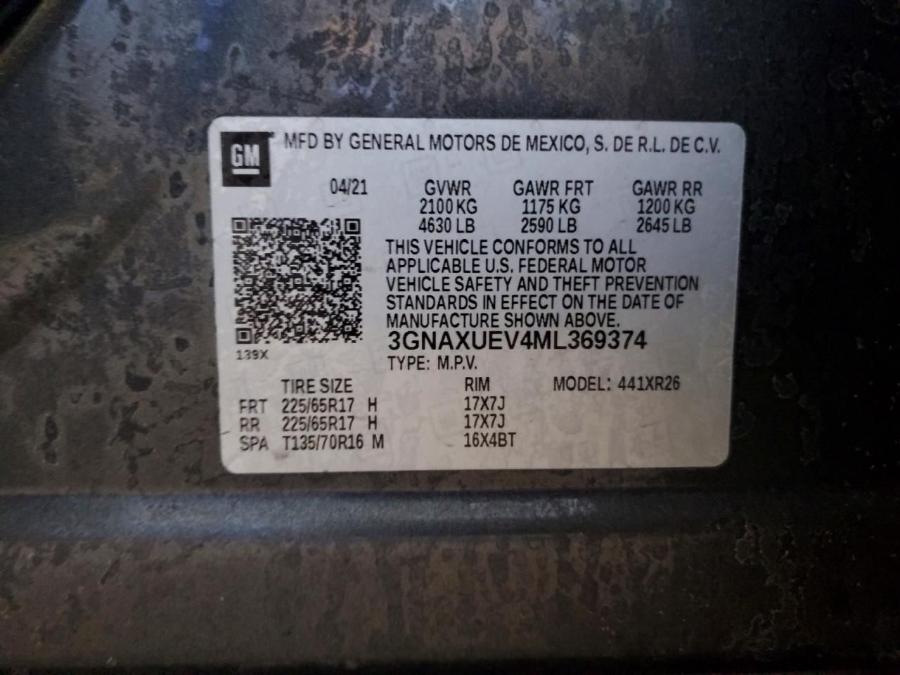 2021 Chevrolet Equinox lt