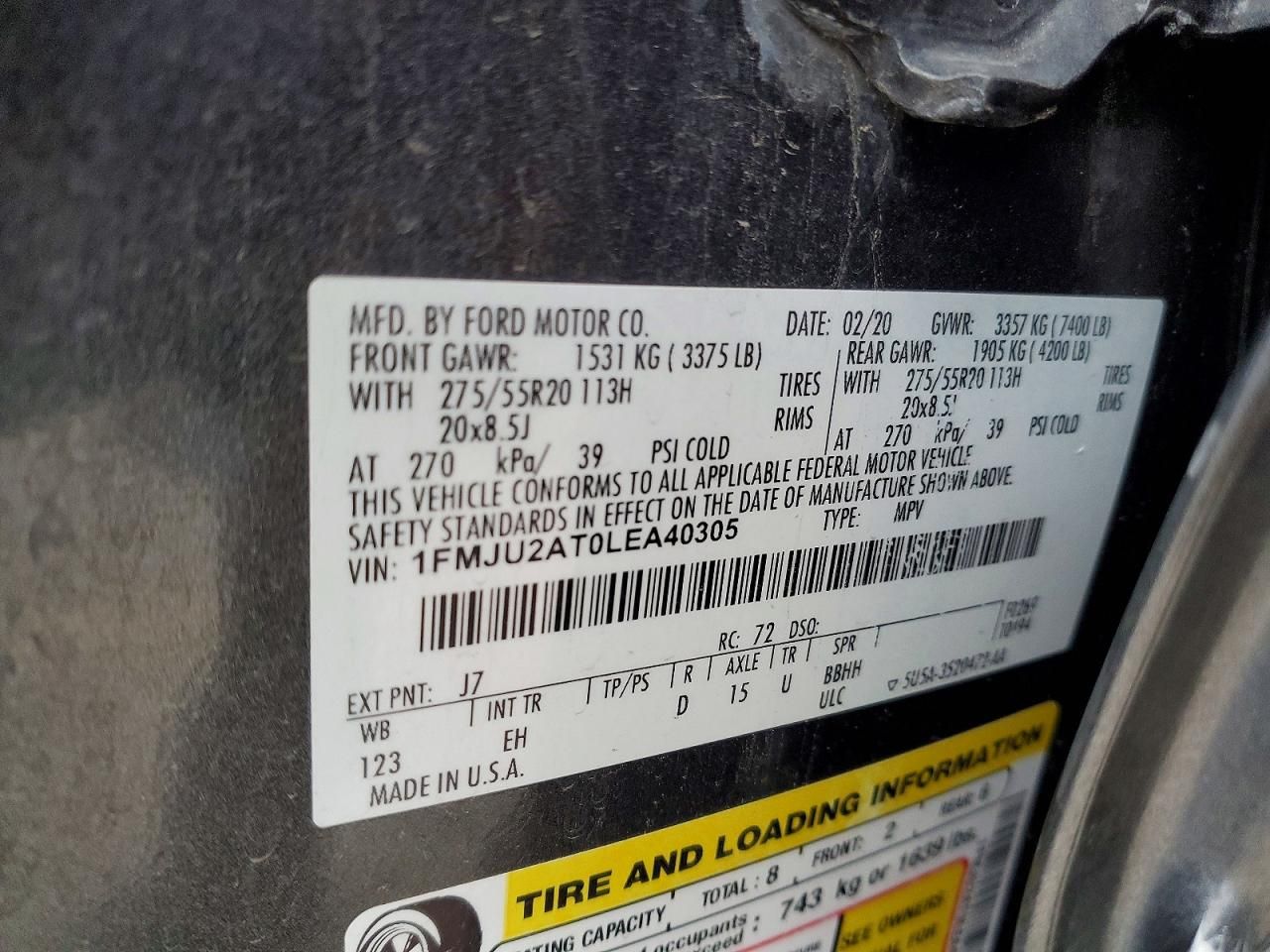 2020 Ford Expedition Limited