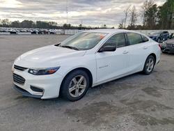 Chevrolet salvage cars for sale: 2018 Chevrolet Malibu ls