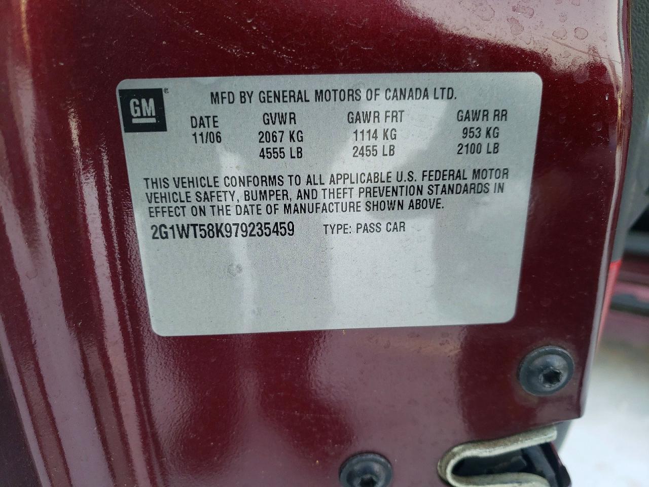 2007 Chevrolet Impala lt