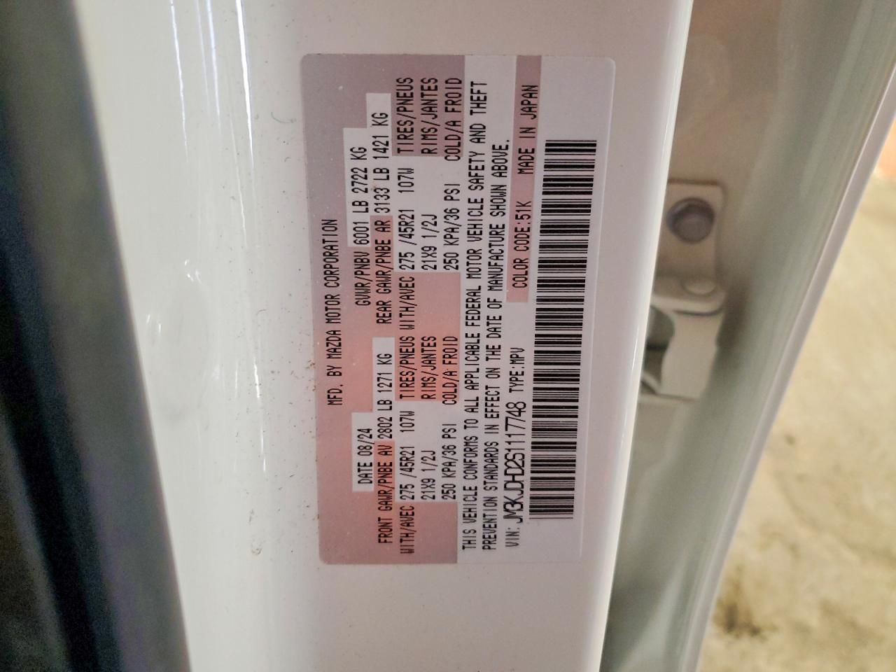 2025 Mazda Cx-70 Premium