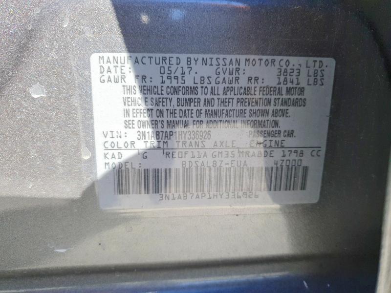 2017 Nissan Sentra s