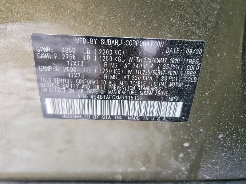 2021 Subaru Outback Premium